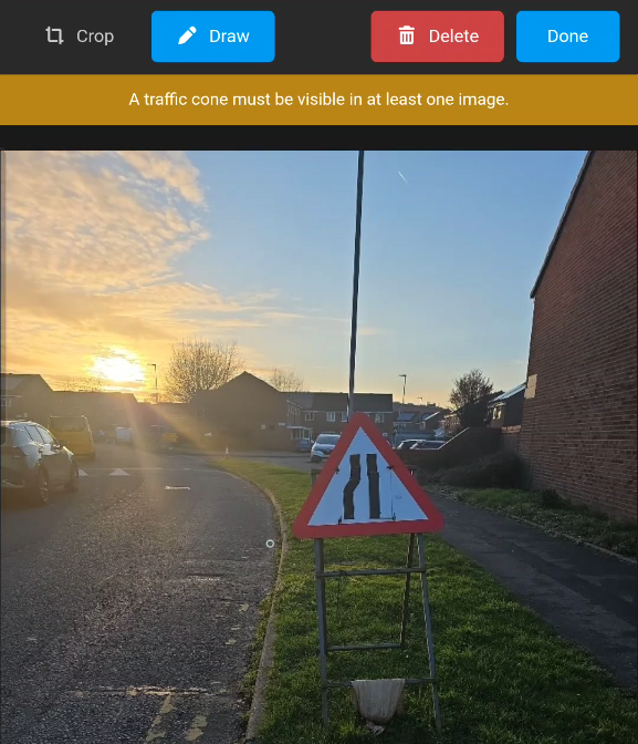 AI rejecting an incorrect photo