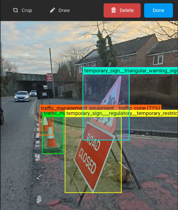 AI validating a captured photo